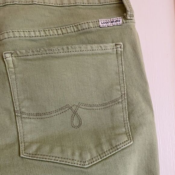 Lucky Brand Green Lolita Crop Jeans Size 2/26 - Picture 7 of 12